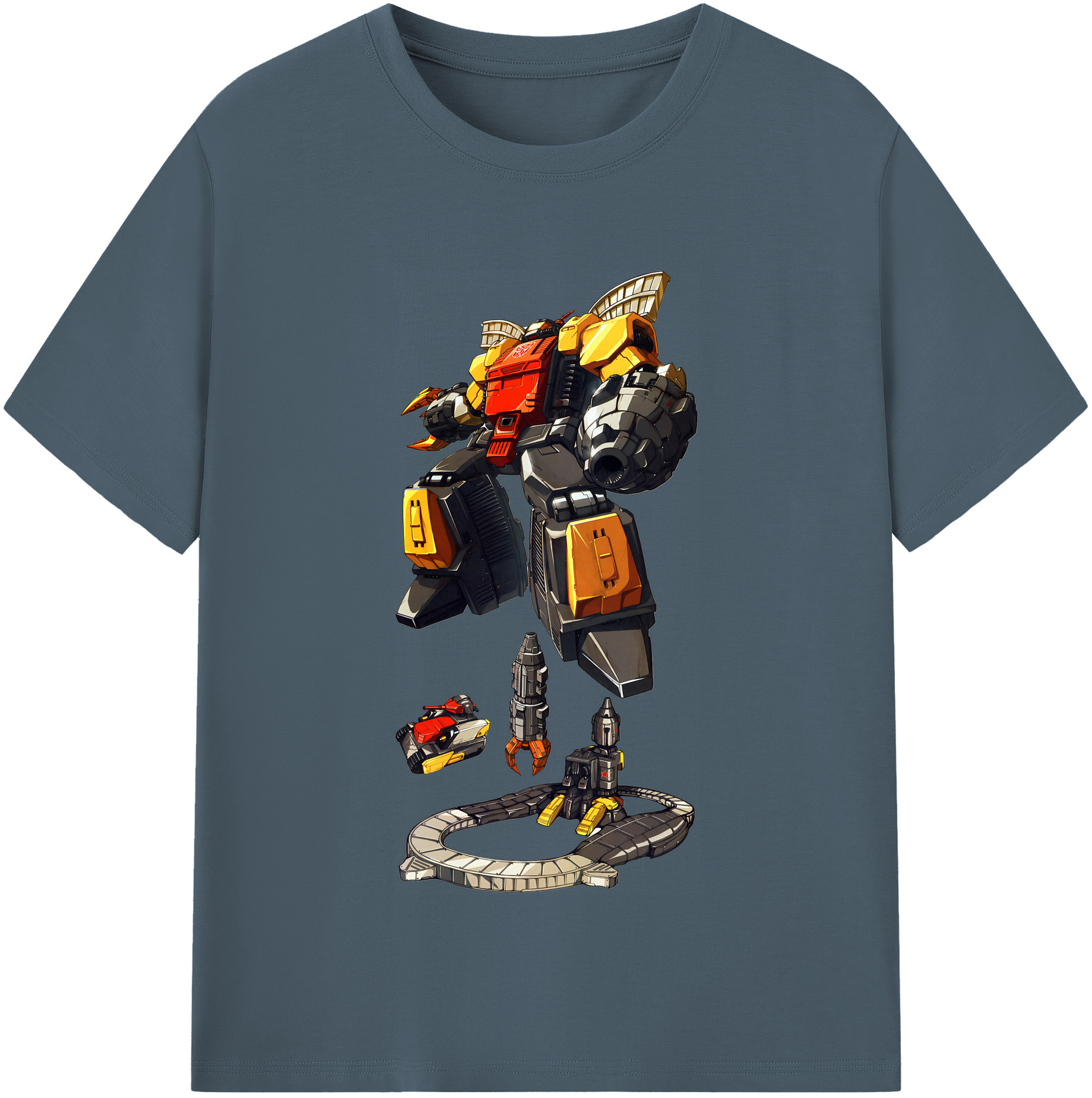 （画像用） Transformers トランスフォーマー 綿100％半袖Tシャツ（フロントプリント）